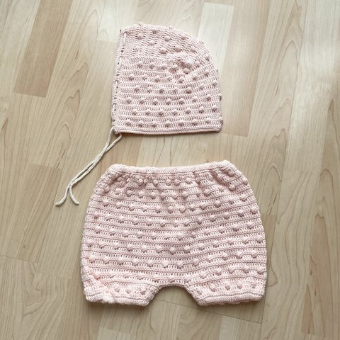 vauva pokopoko pants & bonnet