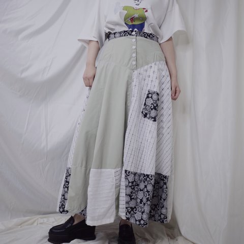 Original long skirt 6001meikeiin handmade original design