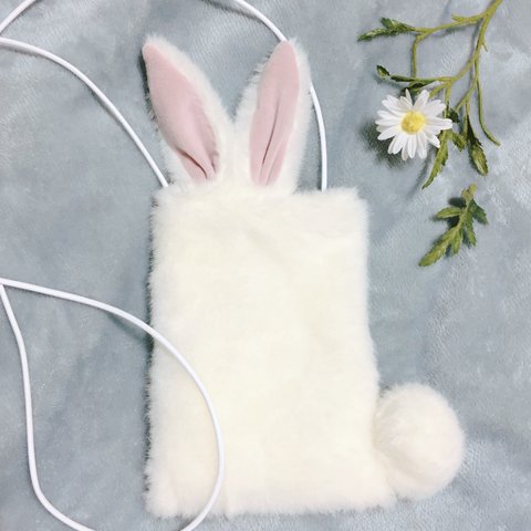 【再販】うさぎスマホショルダー