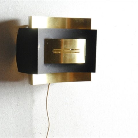 デンマーク製 Coronell Elektro 真鍮 ウォールライト Werner Schou 北欧 ミッドセンチュリー期 ブラス 照明 ランプ アンティーク