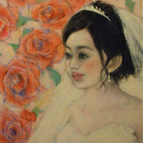 油彩画（似顔絵オーダー）大切な方、ペット、思い出の風景など絵にしてみませんか？