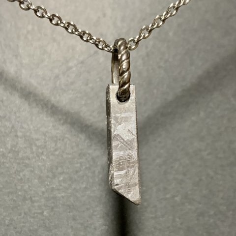 Gibeon meteorite plate pendant /ギベオン隕石プレートペンダント