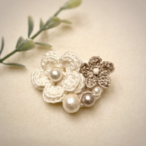 jewelry bouquetのブローチ　bridal