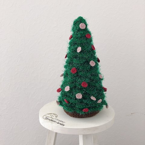 ニットのクリスマスツリー