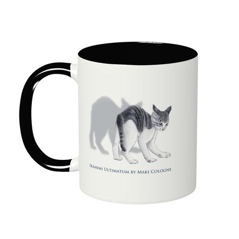 【猫マグ】イカ耳子猫　ツートンカラーマグカップ