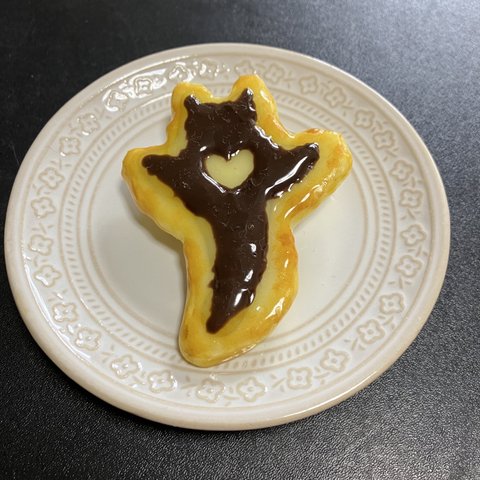 フェイクスイーツブローチ　クリオネのチョコクッキー