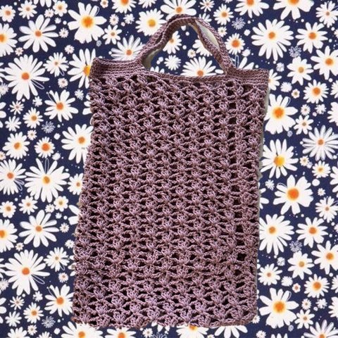 【Flat cotton knit bag】pram