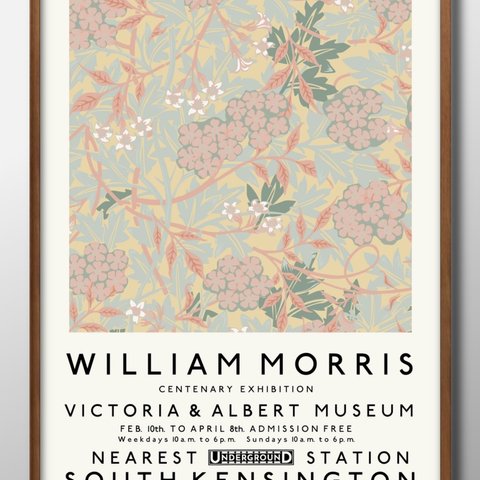 11285■A3アートポスター『ウィリアムモリス』絵画/イラスト/マット/北欧