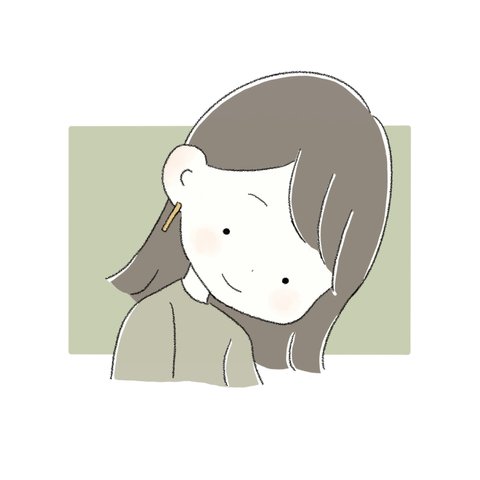 【ゆるいイラスト】上半身のみ