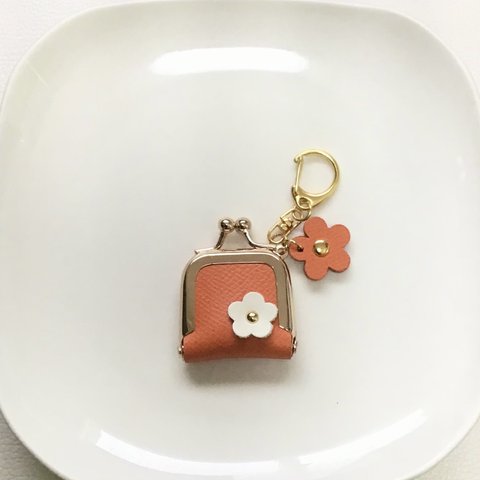 かわいいアクセサリーケース・角　がま口・お花・受注販売