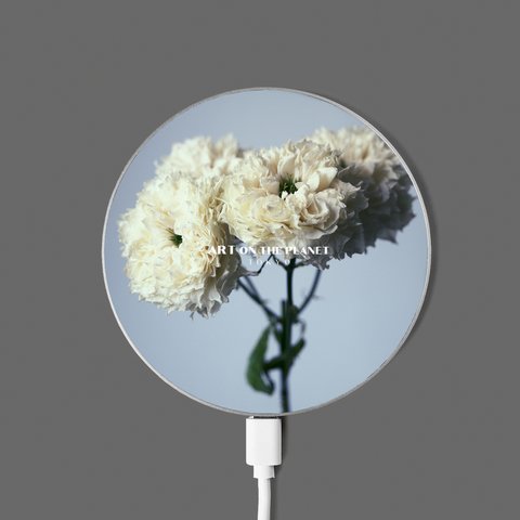 Mobile Battery #061 <white flower>