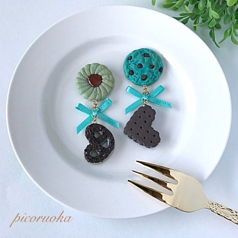 choco mint cookiesピアス／イヤリング