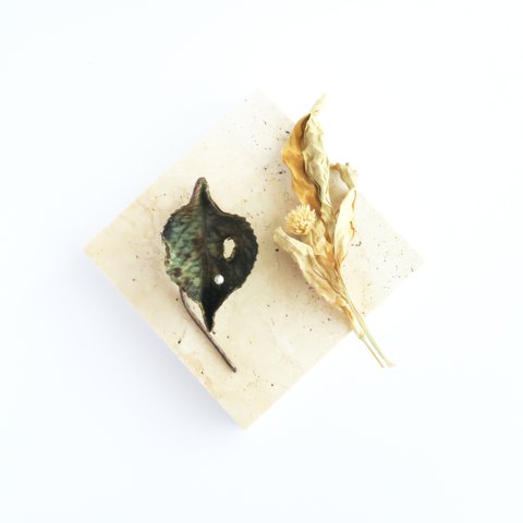 Brooch. ブローチ " Fallen leaf.　no,03. " | 落ち葉のブローチ |