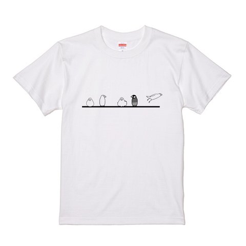 文鳥Tシャツ  「文鳥オールスターズ」 【受注生産】