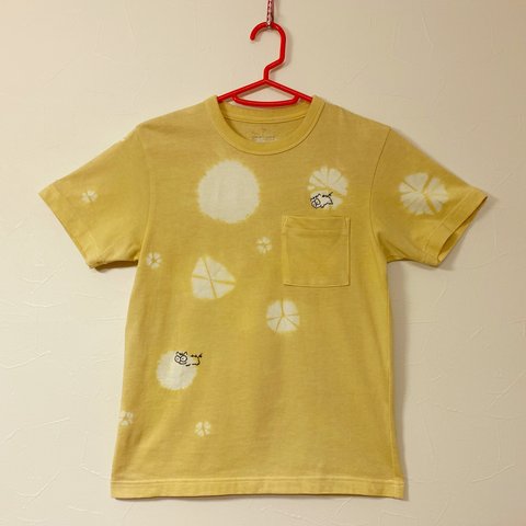 とっほくんの刺繍と草木染めのTシャツ