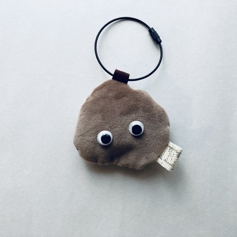 【Key Ring】 ブラウンキョロモ