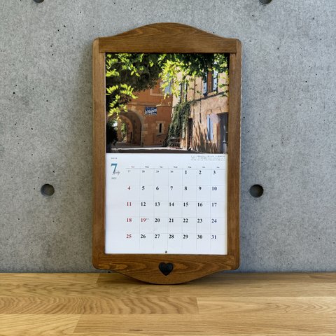 木製カレンダーフレーム　私のカントリー付録カレンダー専用