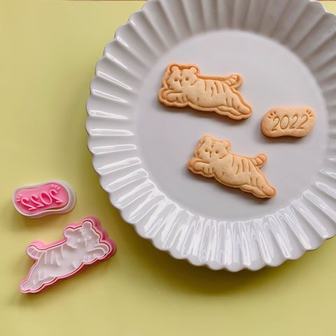 ジャンプ虎のクッキー型