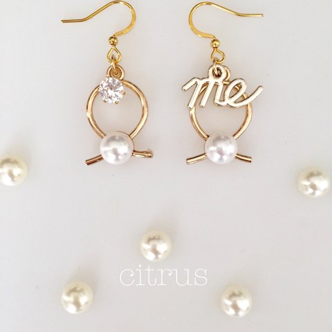 me♡ ピアス/イヤリング