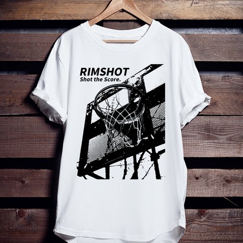 バスケTシャツ「RIMSHOT」
