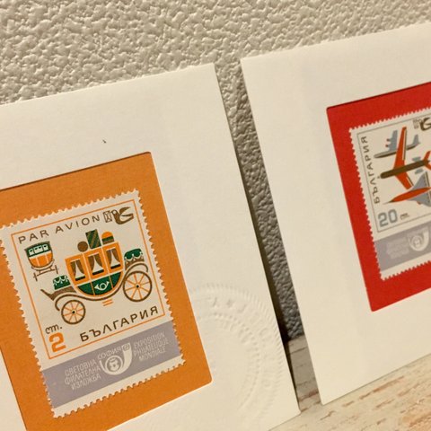 ちいさなartmuseum　BULGARIA　stamp　2枚Set