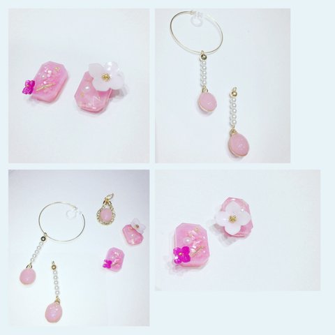 𐋀 PINK Collection 𐋀 ジュエルフープ