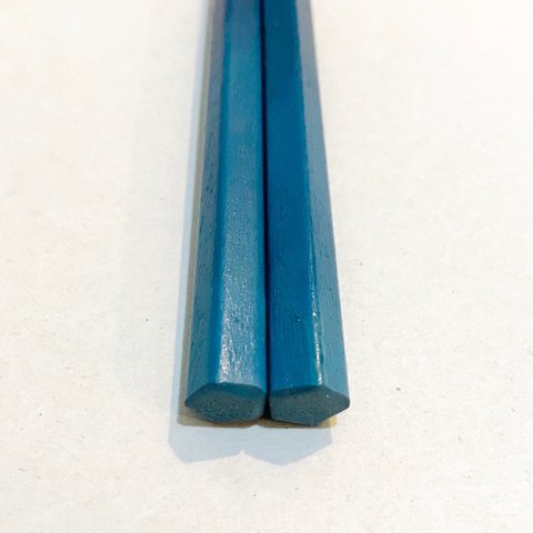 青色お箸/漆塗り