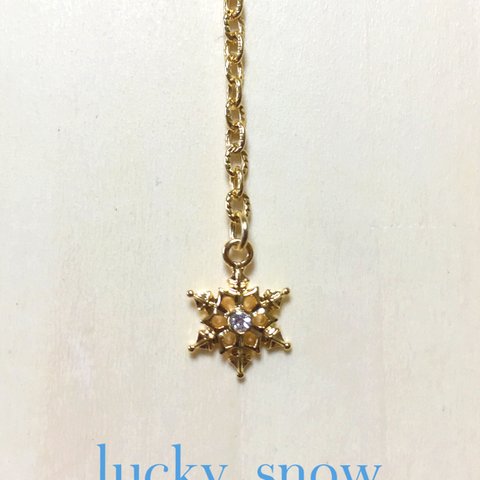 lucky snowネックレス  