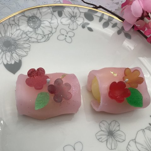 和菓子キャンドル　桜