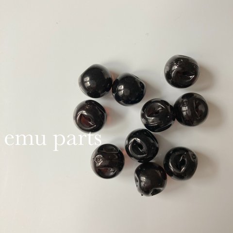 blackスズマルbeads10ミリ6p