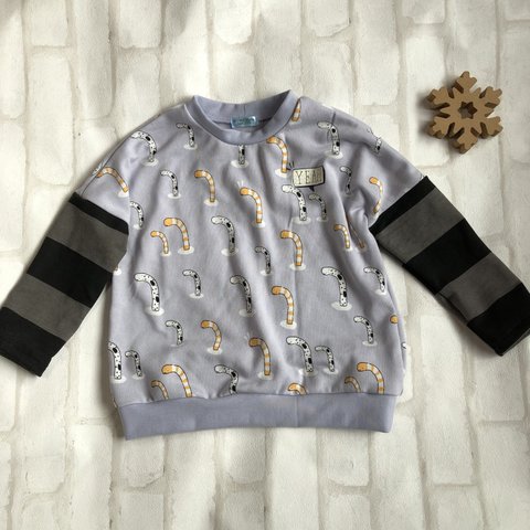 【SALE】110*ビッグカットソー(チンアナゴ）