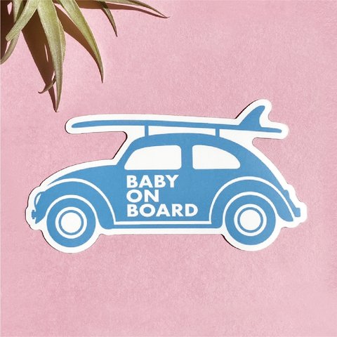 BABY ON BOARD ベイビーオンボード  マグネット 出産祝い ベイビーインカー 車 アクセサリー 赤ちゃん 子供 ベビー