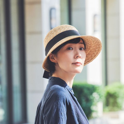 Anne アンヌ　つば（短）女優帽(婦人)  59cm [UK-H008-NA-L] 