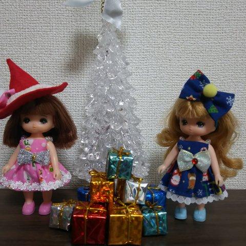 リカちゃんの妹  ミキちゃん マキちゃんサイズ クリスマスコーデ①