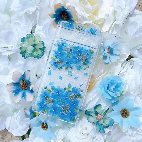 早発送♡押し花♡スマホケース♡iPhone GALAXY oppo reno 