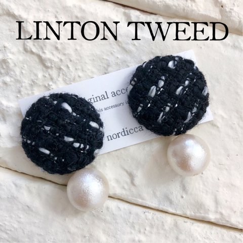 【pierce】LINTON tweed♢2way ブラック