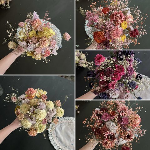 bouquet saisonnier季節のブーケ ドライフラワーブーケ スワッグ インテリアフラワー ナチュラル 