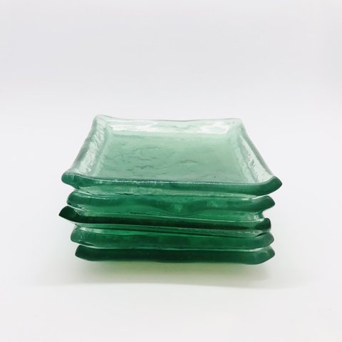（No.266) グリーンの小さな小皿