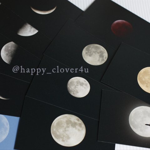 「MOON」11種類の月のカード(11種各1枚)/C01