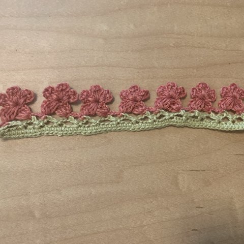 手編みのお花ティアラ