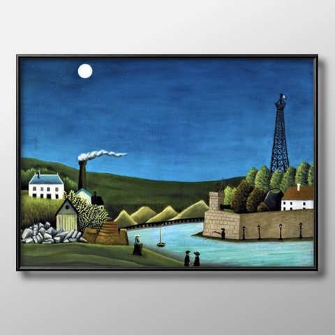 3304■ポスター　絵画　インテリア　A3サイズ　『アンリ・ルソー』イラスト　アート　北欧