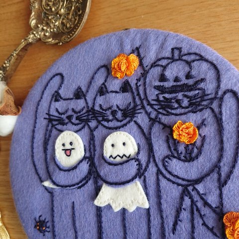 刺繍オーナメント* Happy Halloween