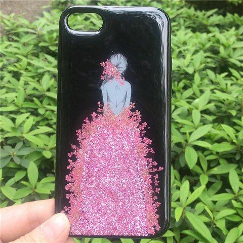 春の花物語 押し花ケースiphone7/iphone7プラスiphone8/iphone6/iPhonex/iphone6Plusスマホケース