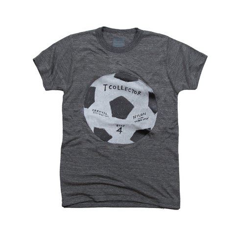 サッカーボール　イラストTシャツ　ユニセックスXS〜XLサイズ　Tcollector