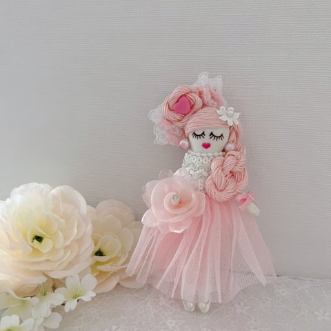 pink tulle dress ルルベちゃん