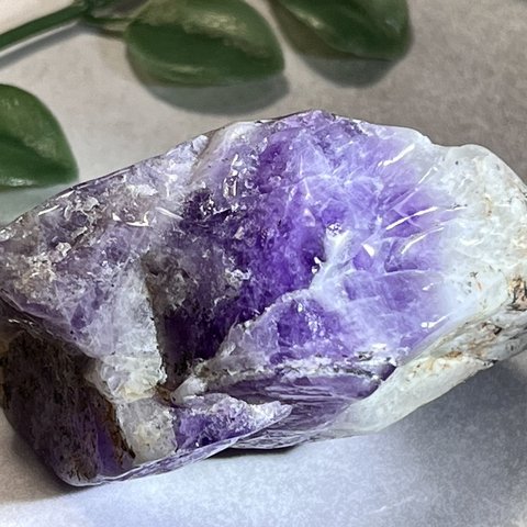 シェブロン✨アメジスト　ケープアメジスト　紫水晶　ラフストーン　原石
