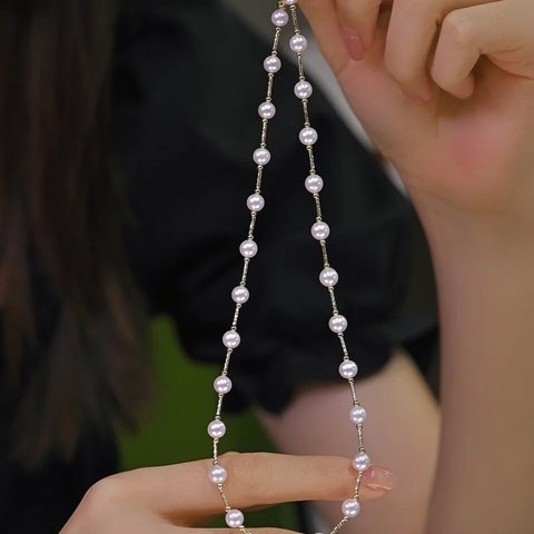 【高級】あこや真珠　一連ネックレスk18