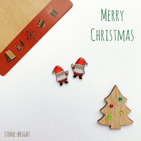 Merry Christmas＊サンタさんのピアス/イヤリング