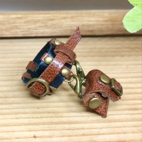 森き　ミニチュアパンクベルト　miniature belt.