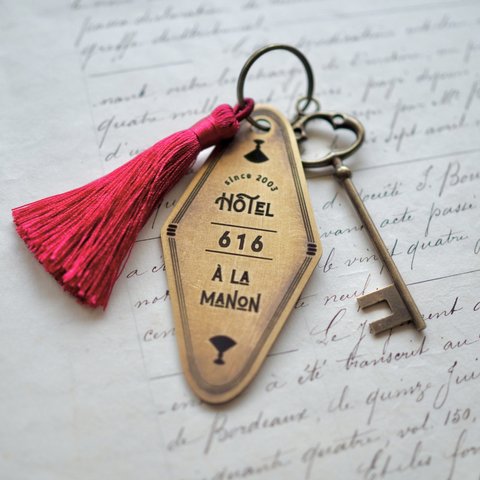 hotellike roomkeyholder【刻印無料】